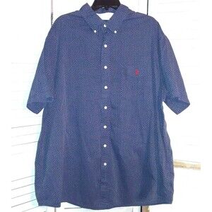 US Polo Association short sleeve multi color button up shirt in 2XLT